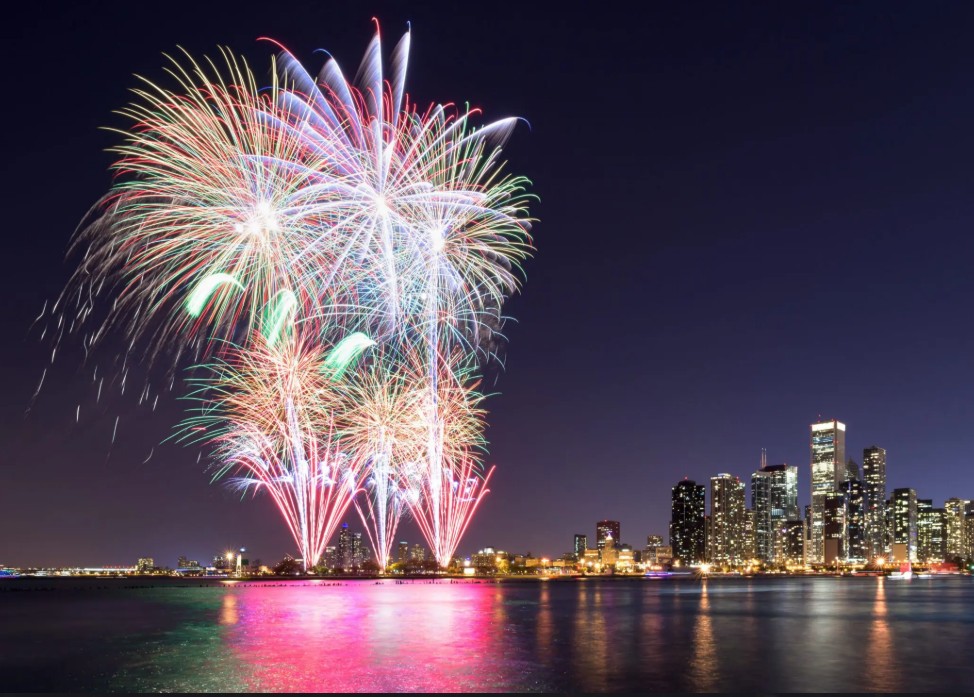 Navy Pier Fireworks for Independence Day
